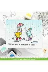 LAWN FAWN LAWN FAWN SILLY GOOSE, RAIN OR SHINE! CLEAR STAMP SET