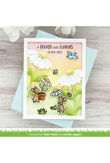 LAWN FAWN LAWN FAWN MICE FLOWERS CLEAR STAMP SET