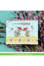 LAWN FAWN LAWN FAWN MICE FLOWERS CLEAR STAMP SET