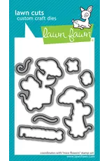 LAWN FAWN LAWN FAWN MICE FLOWERS DIE SET