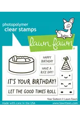 LAWN FAWN LAWN FAWN YEAR SIXTEEN CLEAR STAMP SET