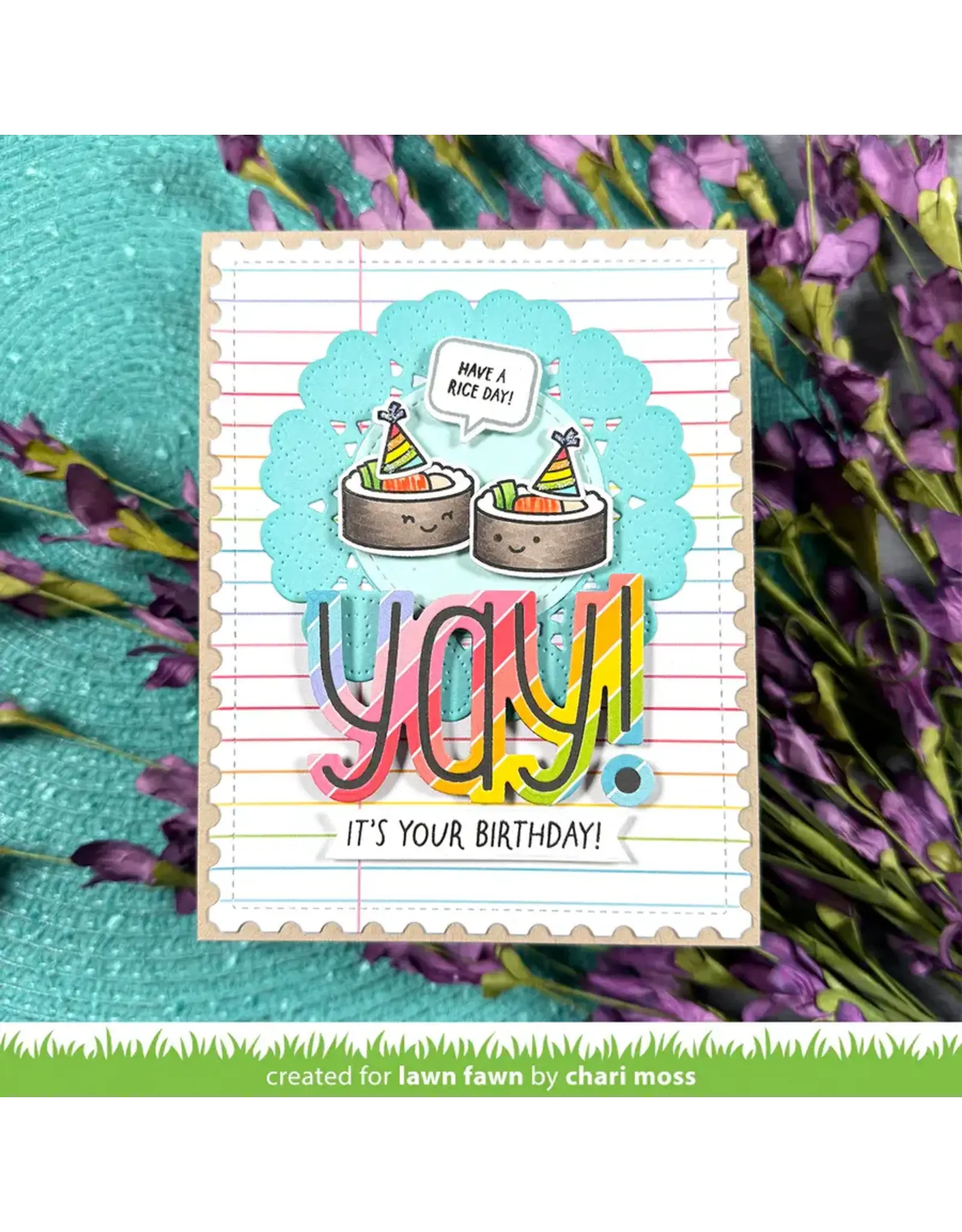 LAWN FAWN LAWN FAWN YEAR SIXTEEN CLEAR STAMP SET