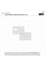 LAWN FAWN LAWN FAWN YEAR SIXTEEN COLORING STENCIL SET