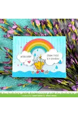 LAWN FAWN LAWN FAWN RAINBOW SENTIMENTS CLEAR STAMP SET