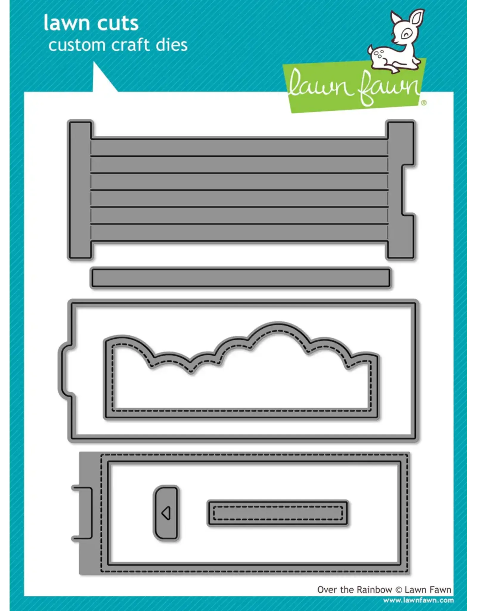LAWN FAWN LAWN FAWN OVER THE RAINBOW DIE SET