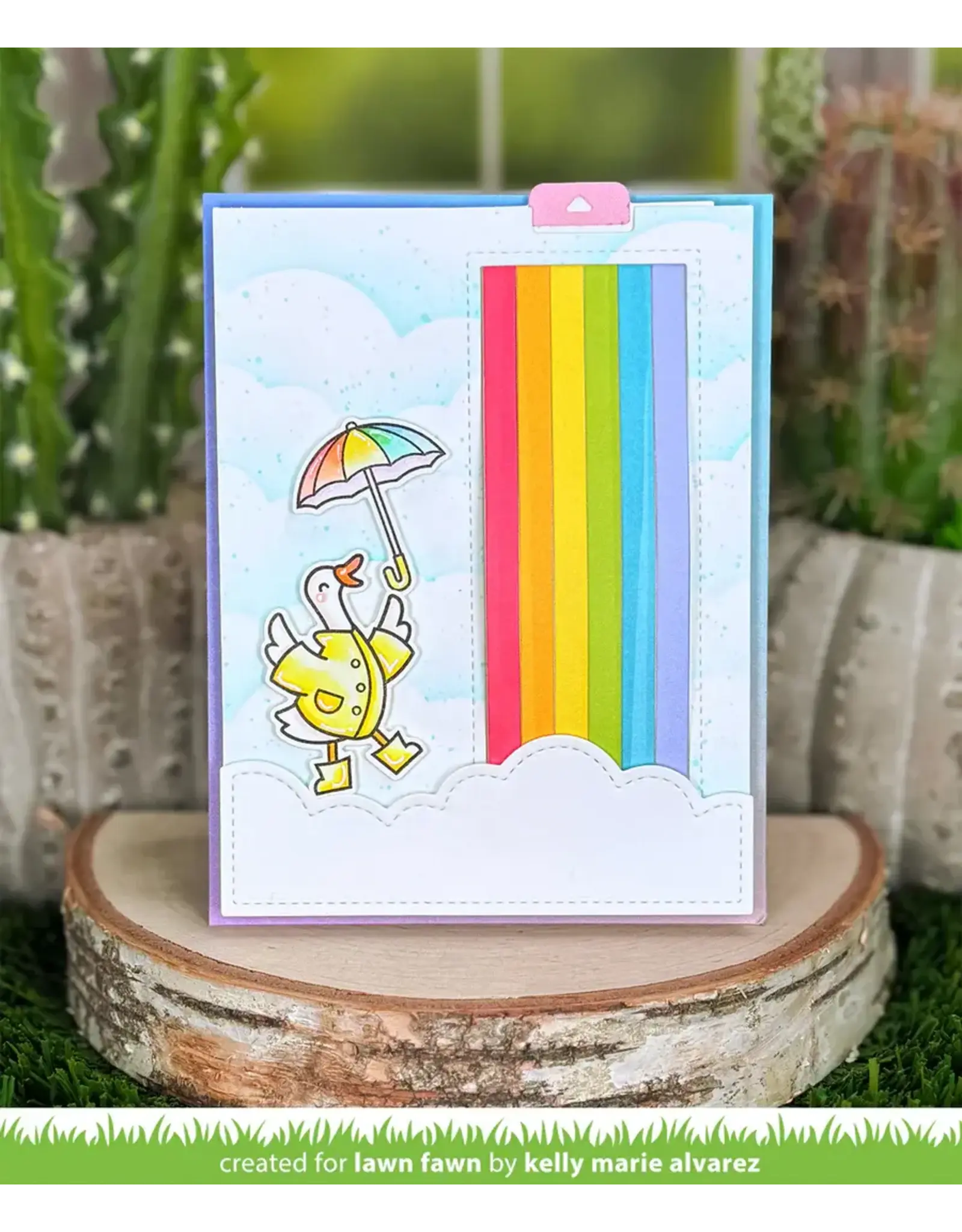 LAWN FAWN LAWN FAWN OVER THE RAINBOW DIE SET