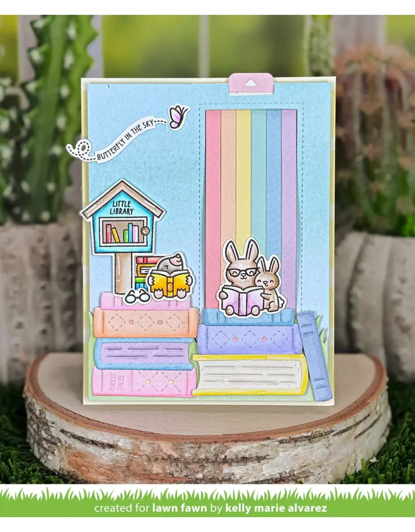 LAWN FAWN LAWN FAWN OVER THE RAINBOW DIE SET