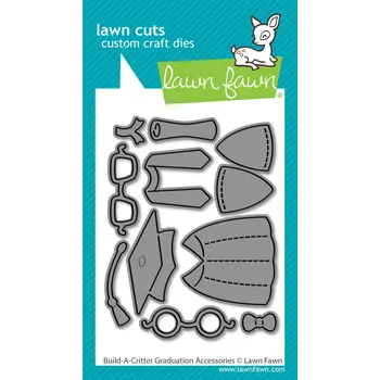 LAWN FAWN LAWN FAWN BUILD-A-CRITTER GRADUATION ACCESSORIES DIE SET
