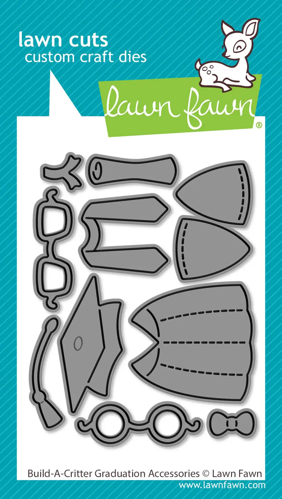 LAWN FAWN LAWN FAWN BUILD-A-CRITTER GRADUATION ACCESSORIES DIE SET