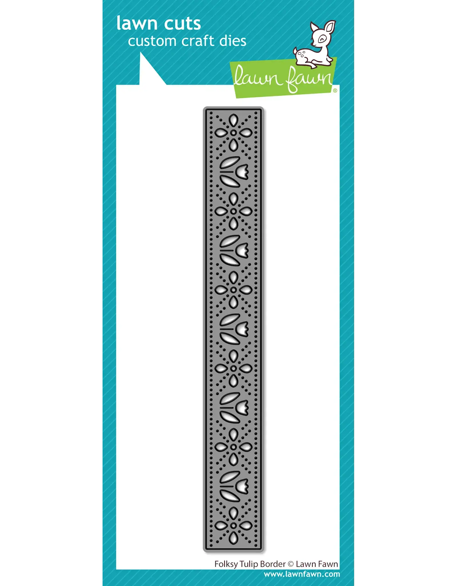 LAWN FAWN LAWN FAWN FOLKSY TULIP BORDER DIE