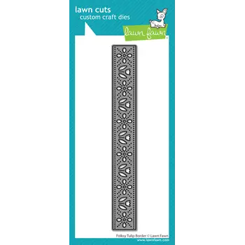 LAWN FAWN LAWN FAWN FOLKSY TULIP BORDER DIE