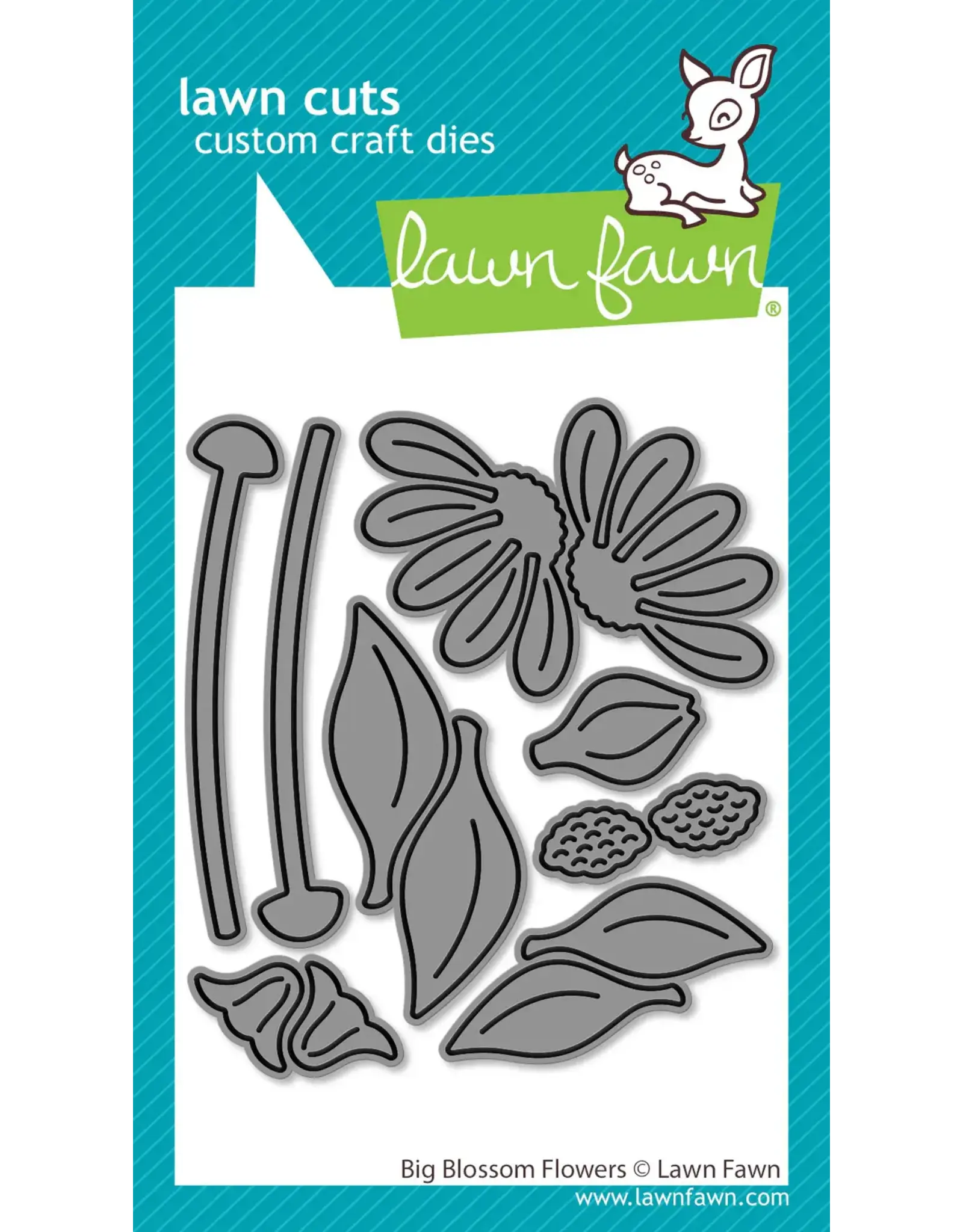 LAWN FAWN LAWN FAWN BIG BLOSSOM FLOWERS DIE SET