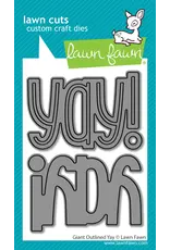 LAWN FAWN LAWN FAWN GIANT OUTLINED YAY DIE SET