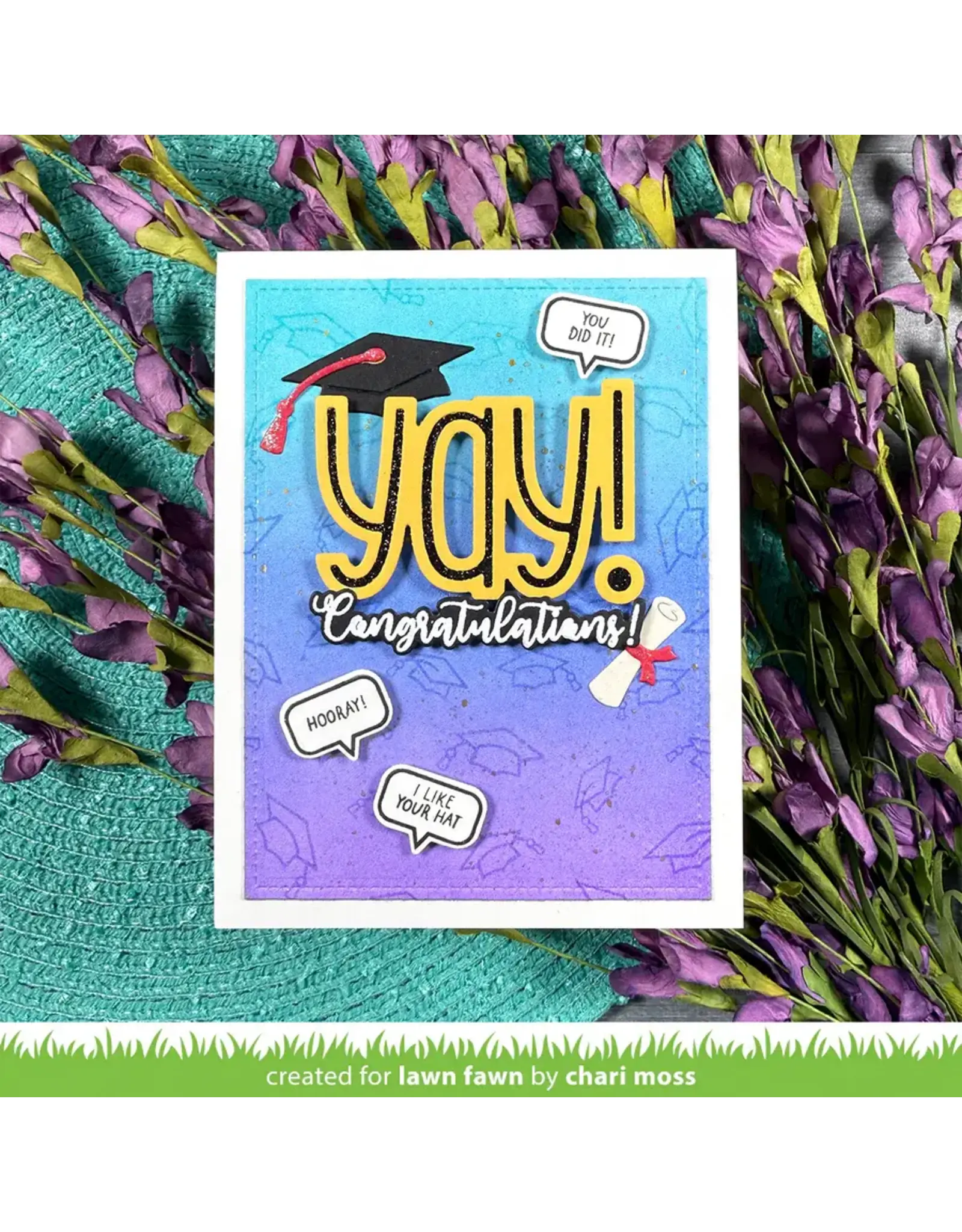 LAWN FAWN LAWN FAWN GIANT OUTLINED YAY DIE SET