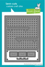 LAWN FAWN LAWN FAWN WORKSHOP BACKDROP: PORTRAIT DIE SET