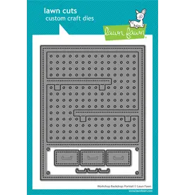 LAWN FAWN LAWN FAWN WORKSHOP BACKDROP: PORTRAIT DIE SET