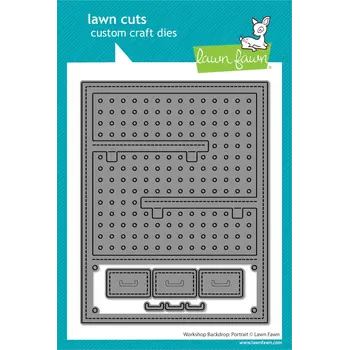 LAWN FAWN LAWN FAWN WORKSHOP BACKDROP: PORTRAIT DIE SET