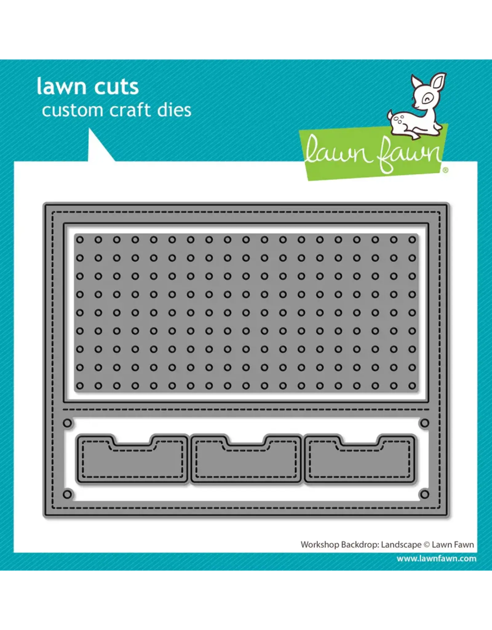 LAWN FAWN LAWN FAWN WORKSHOP BACKDROP: LANDSCAPE DIE SET