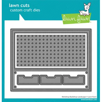 LAWN FAWN LAWN FAWN WORKSHOP BACKDROP: LANDSCAPE DIE SET