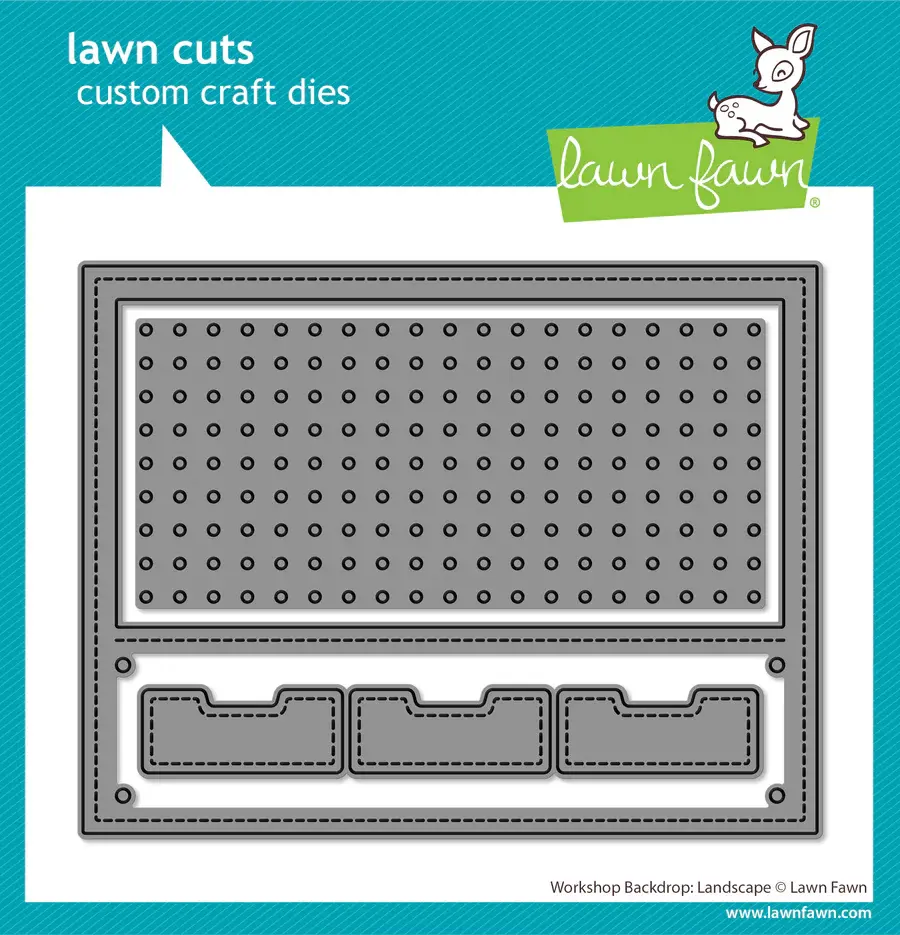 LAWN FAWN LAWN FAWN WORKSHOP BACKDROP: LANDSCAPE DIE SET