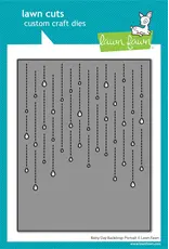 LAWN FAWN LAWN FAWN RAINY DAY BACKDROP: PORTRAIT DIE SET