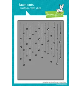 LAWN FAWN LAWN FAWN RAINY DAY BACKDROP: PORTRAIT DIE SET