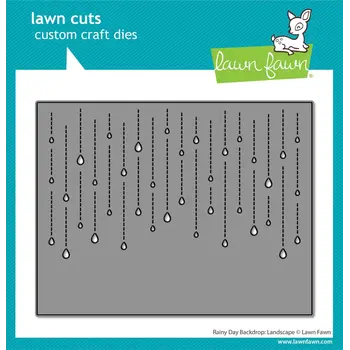 LAWN FAWN LAWN FAWN RAINY DAY BACKDROP: LANDSCAPE DIE SET