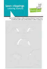 LAWN FAWN LAWN FAWN RAIN OR SHINE BEFORE 'N AFTERS COLORING STENCIL SET