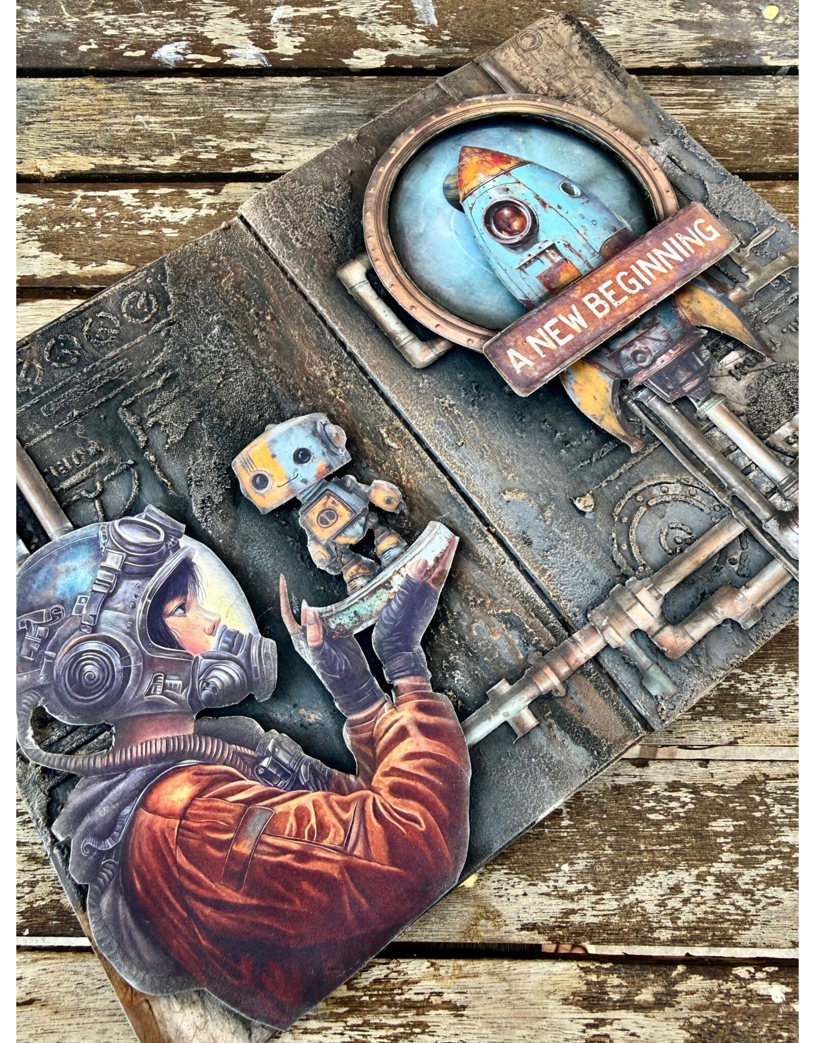 ANTONIS TZANIDAKIS ART JOURNAL BOOK PAGES A NEW BEGINNING MAY 15 2026 18h-21h