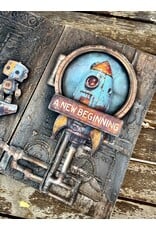 ANTONIS TZANIDAKIS ART JOURNAL BOOK PAGES A NEW BEGINNING MAY 15 2026 18h-21h