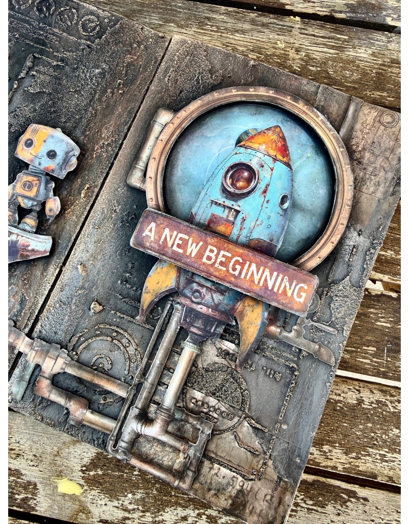 ANTONIS TZANIDAKIS ART JOURNAL BOOK PAGES A NEW BEGINNING MAY 15 2026 18h-21h