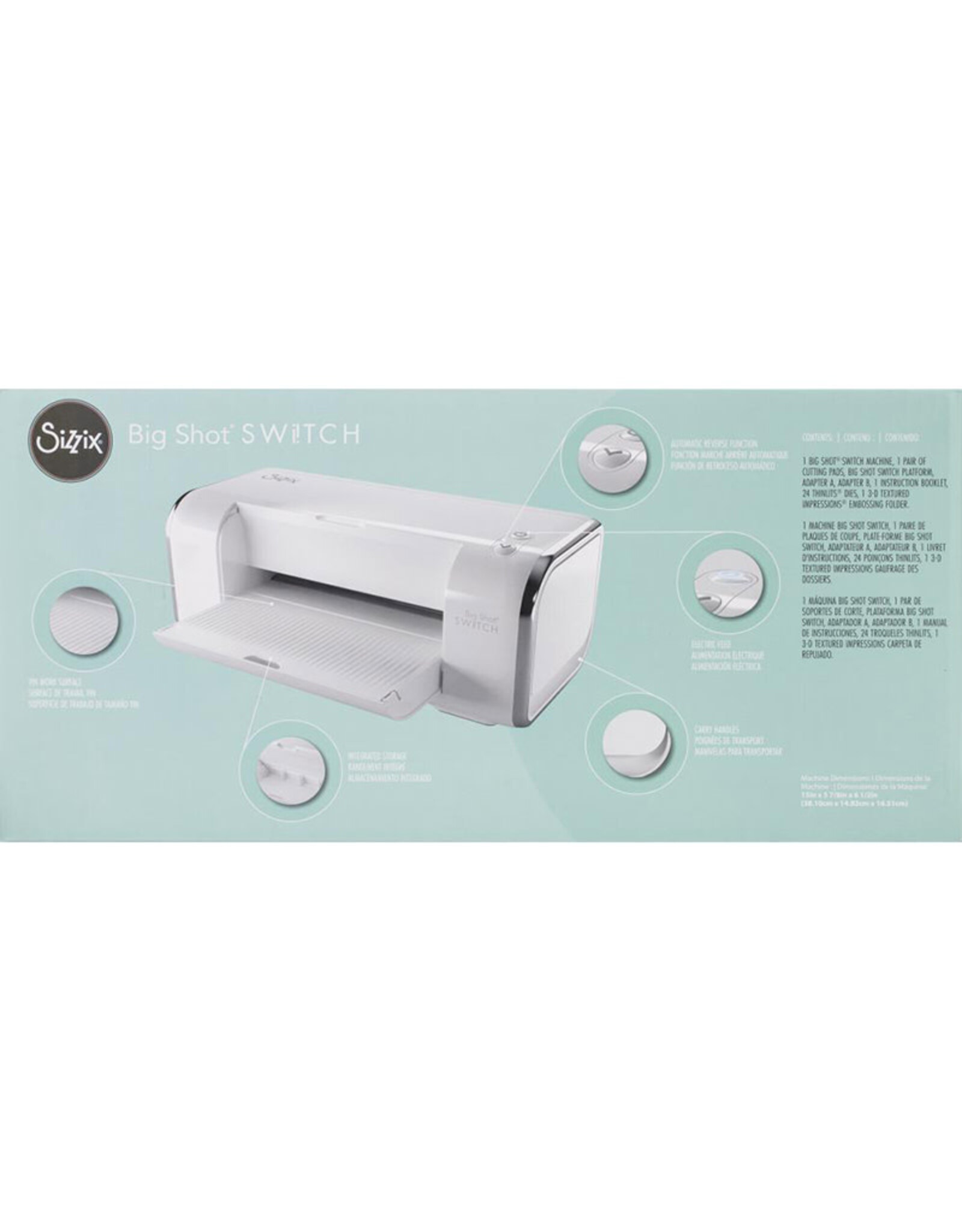 SIZZIX SIZZIX WHITE BIG SHOT SWITCH PLUS STARTER KIT