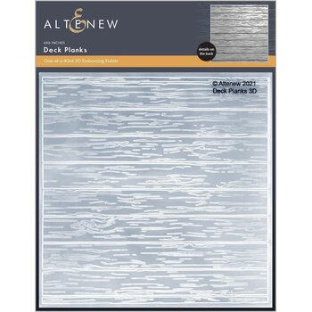 ALTENEW ALTENEW DECK PLANKS ONE OF A KIND 3D EMBOSSING FOLDER