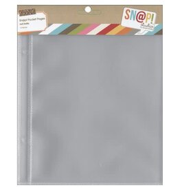 SIMPLE STORIES SIMPLE STORIES SN@P! POCKET PAGES REFILLS 6x8 POCKETS 10PK