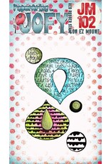 PAPER ARTSY PAPER ARTSY JOFY JM102 MINI CLING STAMP