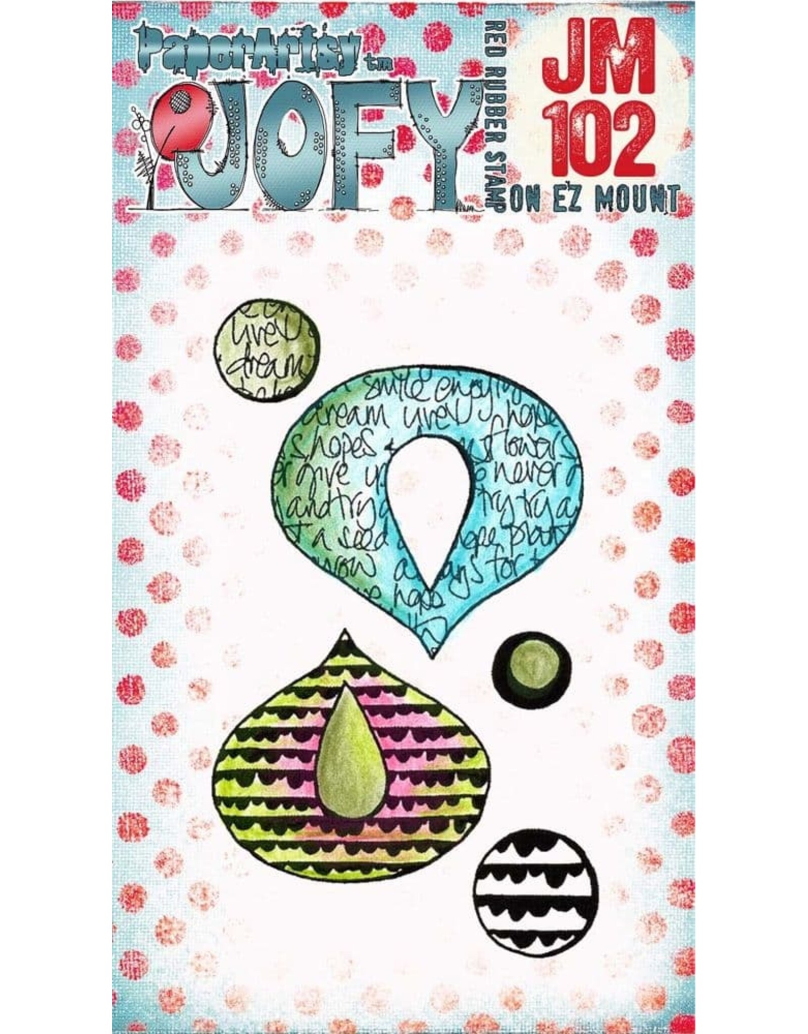 PAPER ARTSY PAPER ARTSY JOFY JM102 MINI CLING STAMP