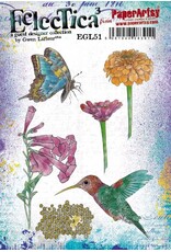 PAPER ARTSY PAPER ARTSY ECLECTICA GWEN LAFLEUR EGL51 CLING STAMP SET