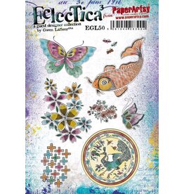 PAPER ARTSY PAPER ARTSY ECLECTICA GWEN LAFLEUR EGL50 CLING STAMP SET