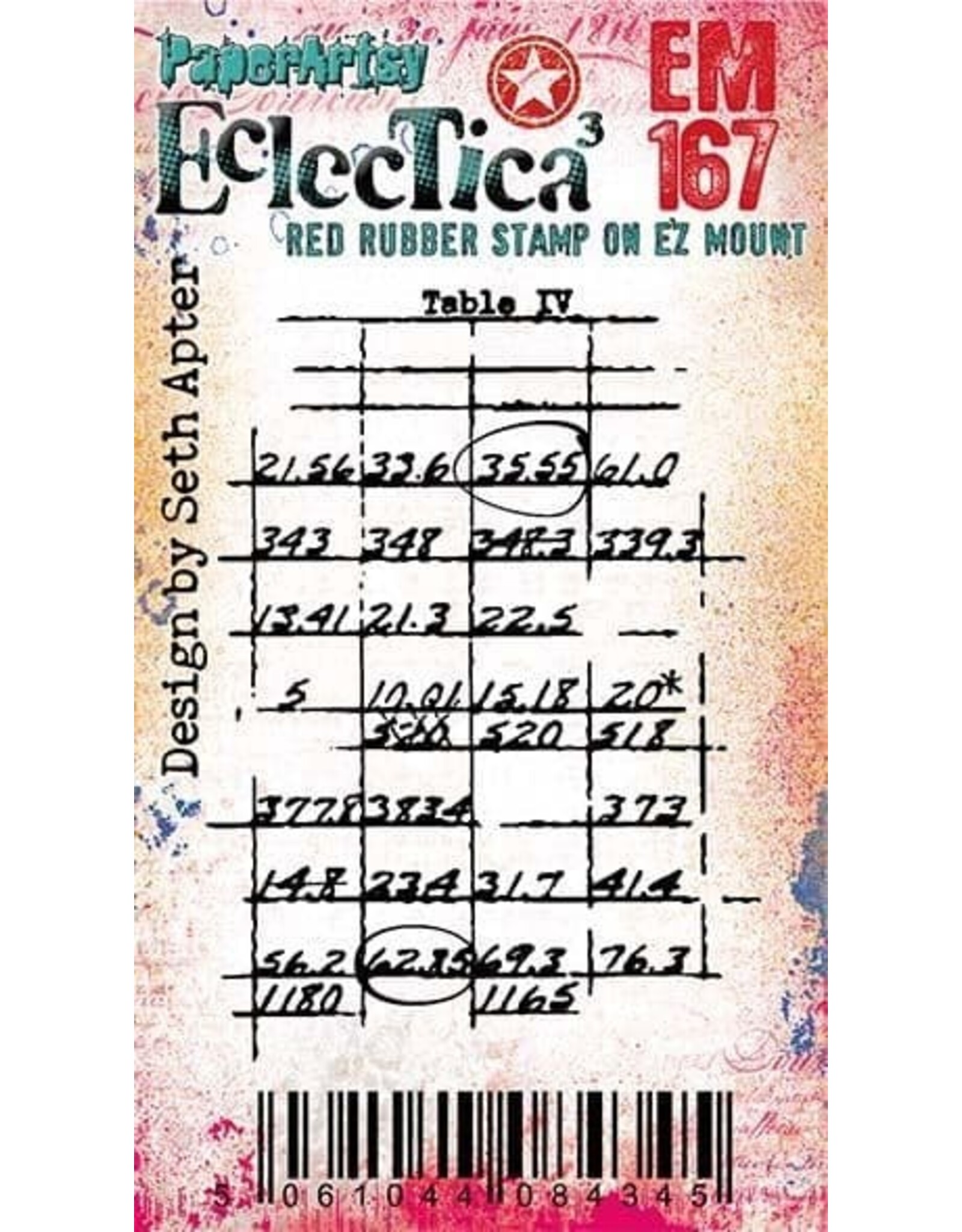 PAPER ARTSY PAPER ARTSY SETH APTER SAM079 MINI CLING STAMP