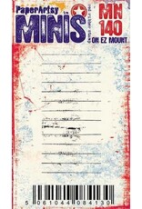 PAPER ARTSY PAPER ARTSY MINIS MN140 CLING STAMP