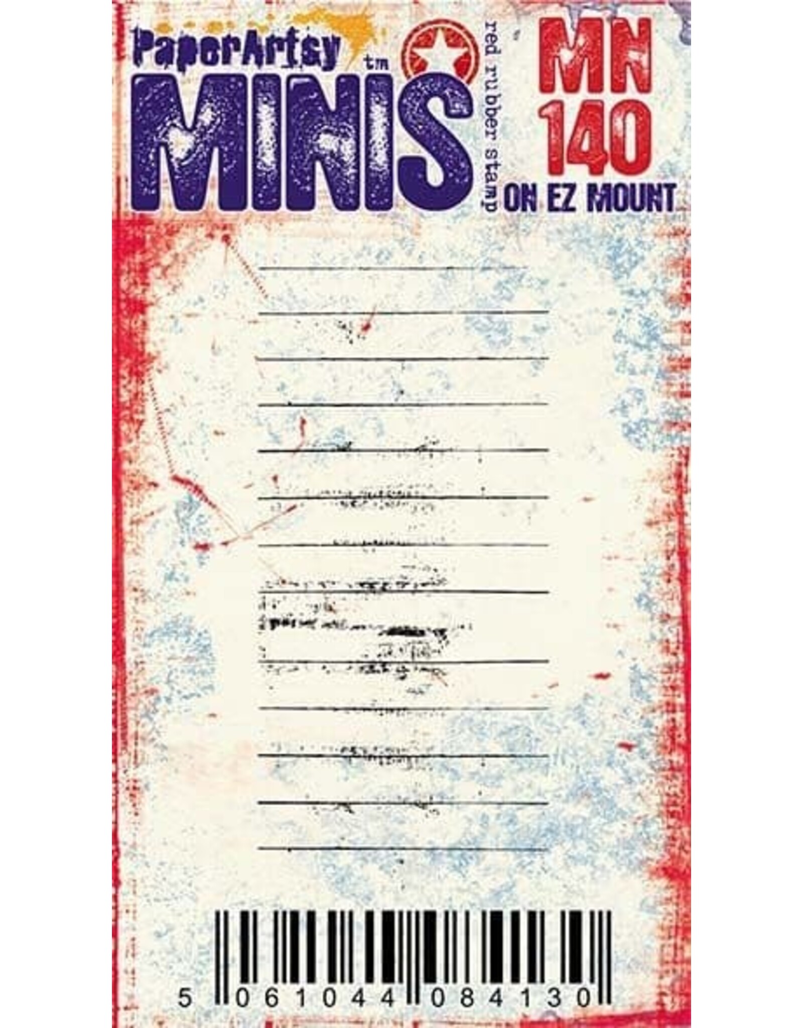 PAPER ARTSY PAPER ARTSY MINIS MN140 CLING STAMP