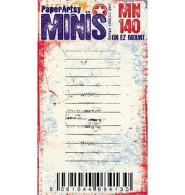 PAPER ARTSY PAPER ARTSY MINIS MN140 CLING STAMP