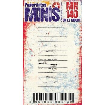 PAPER ARTSY PAPER ARTSY MINIS MN140 CLING STAMP