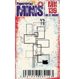 PAPER ARTSY PAPER ARTSY MINIS MN139 CLING STAMP