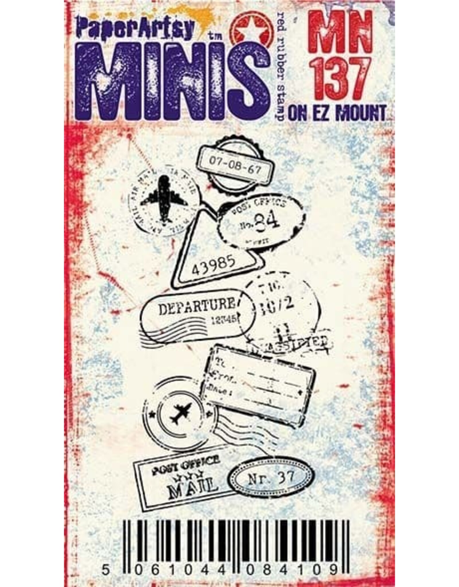 PAPER ARTSY PAPER ARTSY MINIS MN137 CLING STAMP