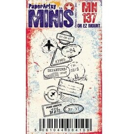 PAPER ARTSY PAPER ARTSY MINIS MN137 CLING STAMP