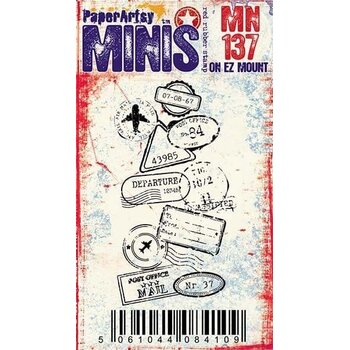PAPER ARTSY PAPER ARTSY MINIS MN137 CLING STAMP