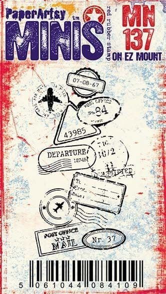 PAPER ARTSY PAPER ARTSY MINIS MN137 CLING STAMP