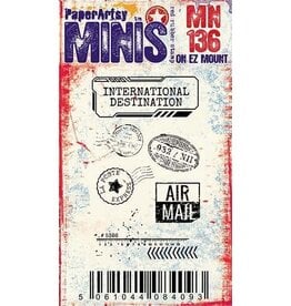PAPER ARTSY PAPER ARTSY MINIS MN136 CLING STAMP