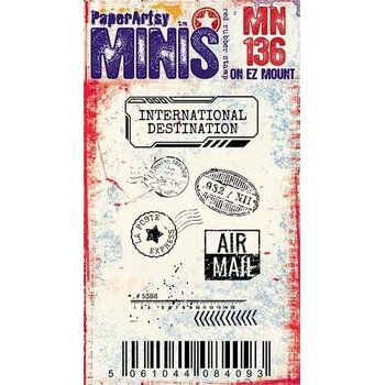 PAPER ARTSY PAPER ARTSY MINIS MN136 CLING STAMP